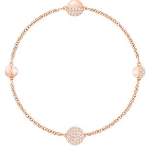 Swarovski Remix Collection Round Strand Rose-gold Bracelet